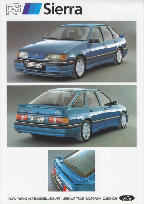 Ford Motorsport, Ford Rs, Hatchback Cars, Ford Sierra, Car Brochure, Old School Cars, Car Inspiration, Ford Classic Cars, Car Advertising