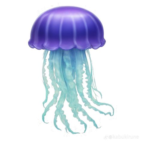 Emoji Pic, Images Emoji, Emoji Stickers Iphone, Ios Emoji, Icon Emoji, Iphone Stickers, Blue Jellyfish, Emoji Stickers, Aesthetic Blue