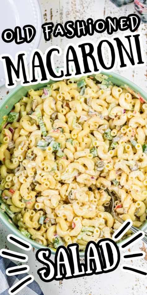 Pasta Salad Recipes Mayonnaise, Best Macaroni Salad Ever Pioneer Woman, Macaroni Salad With Dill Relish, Macaroni Salad With Sour Cream, Ring Macaroni Salad Recipe, Salads With Mayonnaise, Macaroni Salad With Mayonnaise, Macaroni Salad Dressing Mayonnaise, Kraft Macaroni Salad Recipe