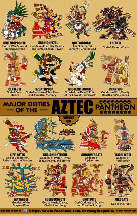 Aztec Gods, Aztec Symbols, Aztec Tattoo Designs, Myths & Monsters, World Mythology, Aztec Culture, Mayan Art, Aztec Tattoo, Aztec Warrior