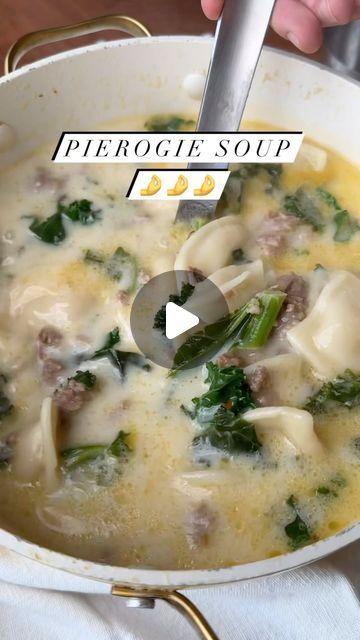 The Dashley’s Kitchen on Instagram: "Pierogie Soup >>>> Full recipe linked in stories/bio! #soup #soupseason #pierogies" Perogie Soup Recipes, Pierogi Soup Recipe, Pierogi Soup, Soup Season, Italian Restaurant, Easy Snacks, Soup Recipes, Soups, Chili