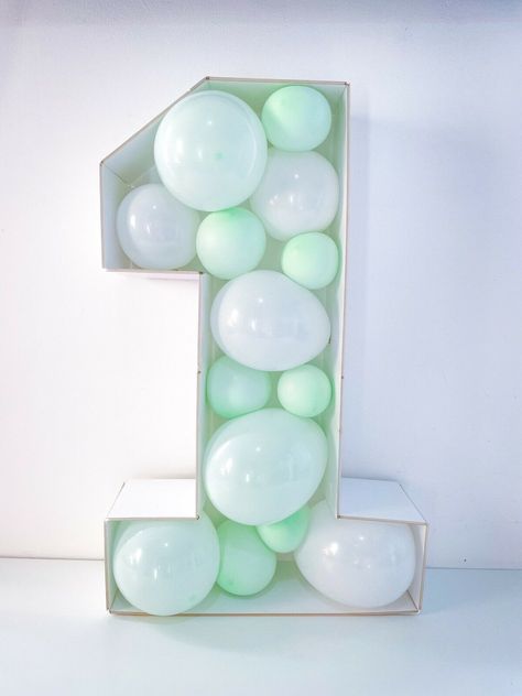 Number 1 Balloon, Balloon Stand, First Birthday Balloons, Balloon Holders, Birthday Display, Balloon Box, One Balloon, Balloon Stands, Large Balloons