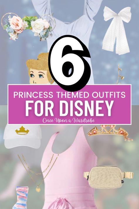 Planning your Disney World trip? Check out 6 magical princess-themed outfit ideas perfect for a day in the parks! ✨ In our YouTube video, we highlight stylish looks inspired by Snow White, Cinderella, and Princess Aurora—ideal for meeting your favorite princesses at Disney World. Get ready to dress like royalty! #DisneyPrincessOutfits #DisneyWorldStyle #SnowWhite #Cinderella #PrincessAurora #DisneyOutfits #OnceUponAWardrobe Princess Themed Outfits, Cinderella Outfit Ideas, Disney Mom Outfit, Cinderella Inspired Outfit, Dress Like Royalty, Outfits For Disney, Snow White Outfits, Cinderella Outfit, 6 Princess