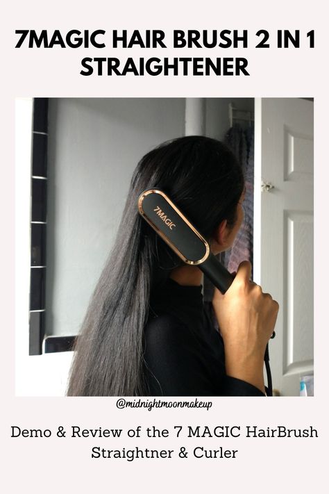 Hot Brush Styling, Brush Straightener, Hair Straightening Brush, Hot Brush, Hair Steaming, 5 Minute Hairstyles, Hair Straightening, Hair Brush Straightener, Mixed Hair