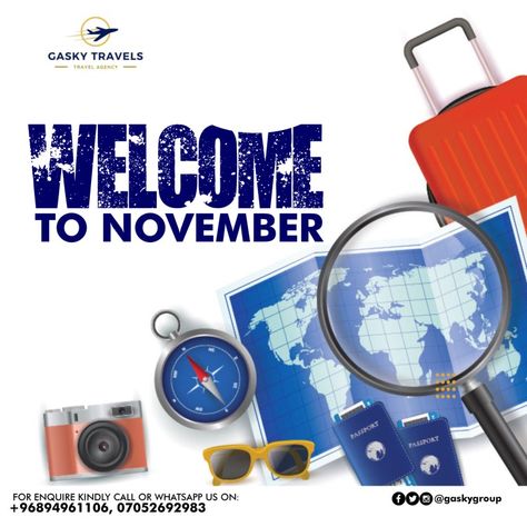 Happy New month. Welcome to November. Happy New Month November, Happy New Month Flyer Design, New Month Flyer Design, Welcome To November, New Month Flyer, Work Graphic, Stick Figure Animation, Happy New Month, Stick Figure