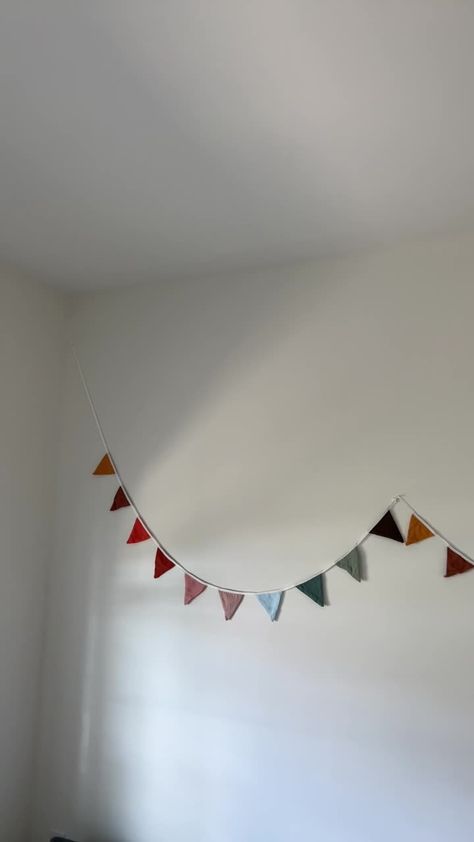 Amazon.com: Oudain 17 ft Pennant Banner Flags, 2 Pcs Nursery Garland Triangle Bunting Flag Baby Banner for Nursery Decor Baby Birthday Boho Wedding Shower Party Event, Each 8.5 ft(Rainbow Color) : Home & Kitchen Half Birthday Ideas, Triangle Bunting, Nursery Garland, Birthday Boho, Cloth Banners, Wedding Shower Party, Bunting Flag, Color Home, Half Birthday