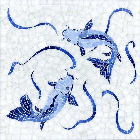 Ravenna Mosaics, New Ravenna, Mosaic Animals, Mosaic Madness, Carpe Koi, Mosaic Art Projects, Mosaic Tile Art, Glass Mosaic Art, Graphics Fairy