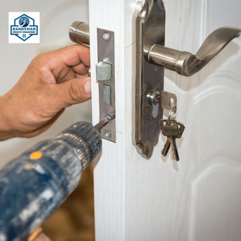 Locksmith Service Singapore Lock Picking Tools, Home Repair Services, Glass Door Lock, Lock Repair, Handyman Services, Locksmith Services, Cleaning Gutters, Door Repair, Protecting Your Home