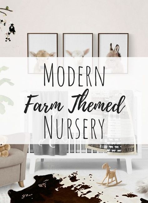 How to create a modern farm themed nursery in neutral colors. #farmnursery #nurserydecor #nurseryideas Farm Themed Nursery, Farm Nursery Theme, Custom Nursery Art, Farmhouse Nursery, Farm Nursery, Custom Nursery, Baby Sleep Problems, Themed Nursery, Farm Theme