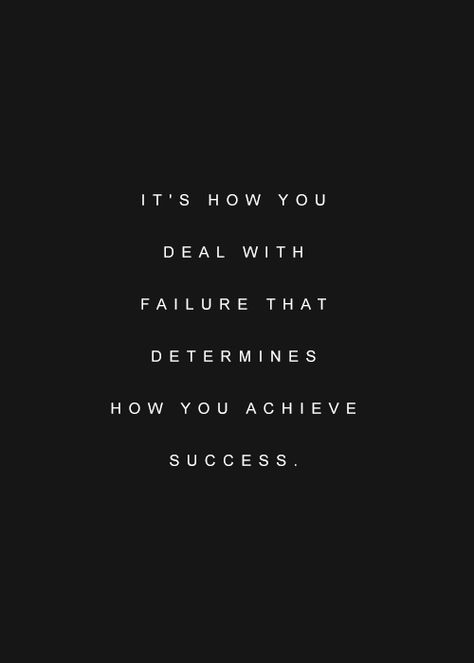 How To Deal With Failure, Dealing With Failure, Rad Quotes, Amazing Thoughts, Success Quote, Personal Quotes, Good Thoughts, Thoughts Quotes, Meaningful Quotes