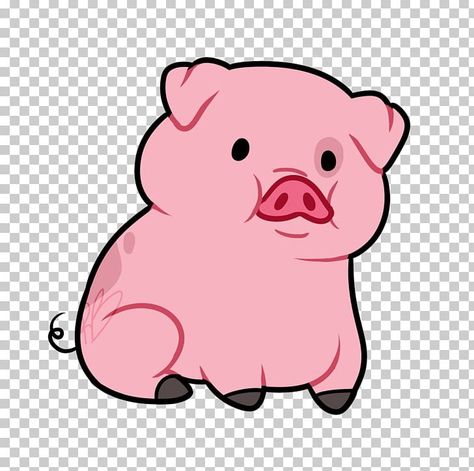 Pig From Gravity Falls, Cute Pig Cartoon, Pig Outline, Animal Photography Dogs, Pig Clipart, Pig Png, Pig Drawing, Cartoon Drawings Of Animals