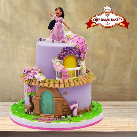 Encanto Cakes, Isabella Cake, Encanto Birthday Cake, Encanto Cake, Encanto Birthday, Encanto Party, Purple Cakes, Cool Cake Designs, Special Cake