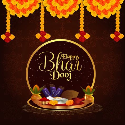 Happy Bhai Dooj Images, Bhai Dooj Images, Happy Diwali Gift, Bhai Dooj Wishes, Love Couple Images Hd, Happy Diwali Pictures, Diwali Gif, Happy Bhai Dooj, Puja Thali