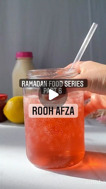 Rooh Afza, Rose Syrup, Psyllium Husk, Basil Seeds, Lemon Basil, Ramadan Recipes, Iftar, Simple Syrup, A Rose