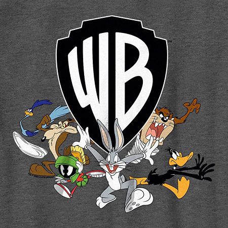 Looney Tunes Characters, Tops Graphic, Old Cartoons, Large Shirts, Big Boy, Looney Tunes, Warner Bros, Crew Neck Tee, Cotton Knit