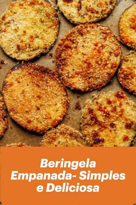 Receita de Beringela Empanada. #receitasfaceis #beringelaempanada #receitassaudaveis Time To Eat, Breakfast Dishes, Diy Food, Diy Food Recipes, Eggplant, Health Food, Banana Bread, French Toast, Low Carb