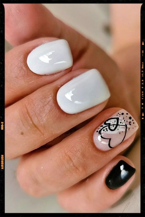 Image edited by AirBrush AppFilterColorULT-3Black and White Nailsnails nailart nailsart gelnails nailsalon acrylicnails nailsoftheday nailstyle lovenails nailsinspire nailsaddict photoeditor filter airbrush retouch airbrushfilter Black And White Nails For Wedding, Black And White Pedicure Ideas, Nails For Black And White Wedding, White And Black Wedding Nails, Black And White Dip Nail Designs, Black And White Wedding Nails For Bride, Elegant White Nail Designs, Elegant Black And White Nails, Black And White Dip Powder Nails