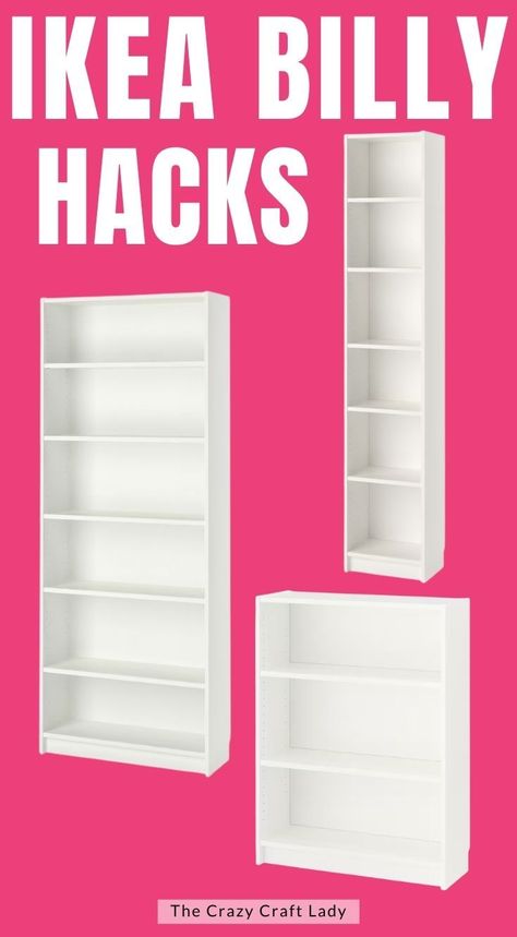 Ikea Bookshelf Hack Bedroom, Ikea Office Bookcase Hack, Ikea Floating Bookshelves, Ikea Book Case Ideas, Ikea Shelving Hacks Billy Bookcases, Ikea Billy Bookcase Storage Boxes, Ikea Billy Bookcase Wine Rack, Upgrading Ikea Bookcase, Billy Bookcase In Bathroom