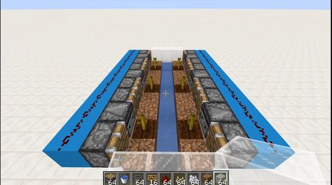 Farms In Minecraft, Minecraft Redstone Tutorial, Minecraft Automatic Farm, Farm Minecraft, Playing Minecraft, Minecraft Redstone, Minecraft Farm, Crafting Recipes, Vegetable Farming