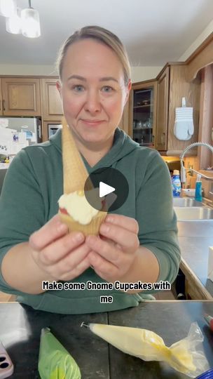 23K views · 488 reactions | Make Gnome cupcakes with me! #bakedbythelake #holidaybaking #homebaker #christmasbaking #gnomes #gnomesoftiktok #gnomecupcakes #cutecupcakes #cupcakedecorating #bakingtok #festivebaking #kenora #canadianbaker | Baked By The Lake | Baked By The Lake · Original audio Gnome Cupcakes Ideas, Gnome Cupcakes, Cupcakes Ideas, Cute Cupcakes, By The Lake, Cute Cups, December 1, Holiday Baking, Cupcakes Decoration