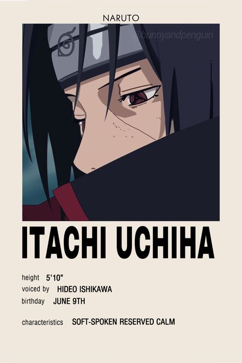 Naruto Polaroid Poster, Naruto Posters Aesthetic Room, Naruto Polaroid, Naruto Poster Aesthetic, Naruto Anime Poster, Anime Character Generator, Naruto Posters, Minimalist Anime Poster, Design A Character