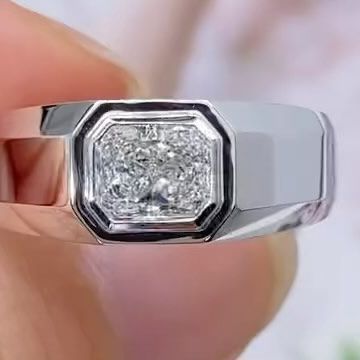 RUIF Jewelry on Instagram: "2ct radiant cut lab grown diamond men rings Custom with moissanite also acceptable Custom make with 9k 10k 14k and 18k gold acceptable Customize same design or your favorite jewelry welcome message #labdiamonds #labgrowndiamonds #labdiamondring #labdiamondjewelry #aliexpress#ruifjewelry#jewelry #jewelrymaking#gift#smile #gemstone#loosestone #jewelrydesigner #jewelrymaker #jewelrymaking #ringmaker #gemstonesale #gemstonejewellery #shipping #onlineshopping#finegems #diyjewellery#jewelrydiy" Radiant Ring, Welcome Message, Men Rings, Radiant Cut, Jewelry Maker, Lab Diamonds, Lab Grown, Lab Grown Diamonds, Favorite Jewelry