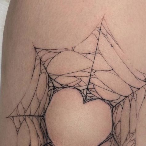 Heart Shaped Spider Web Tattoo, Knee Spider Web Tattoo, Web Knee Tattoo, Spider Web Knee Tattoo, Knee Cap Tattoos, Heart Shaped Spider Web, Spider Web Tattoo, Web Tattoo, Knee Cap