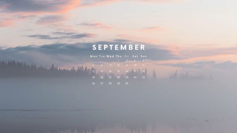 #aesthetic #calendar #planer #mac #windows #desktop #wallpaper #background September Desktop Wallpaper, Windows Desktop Wallpaper, Windows Background, Aesthetic Calendar, Background Desktop, Backgrounds Desktop, Desktop Wallpaper, Mac, Water