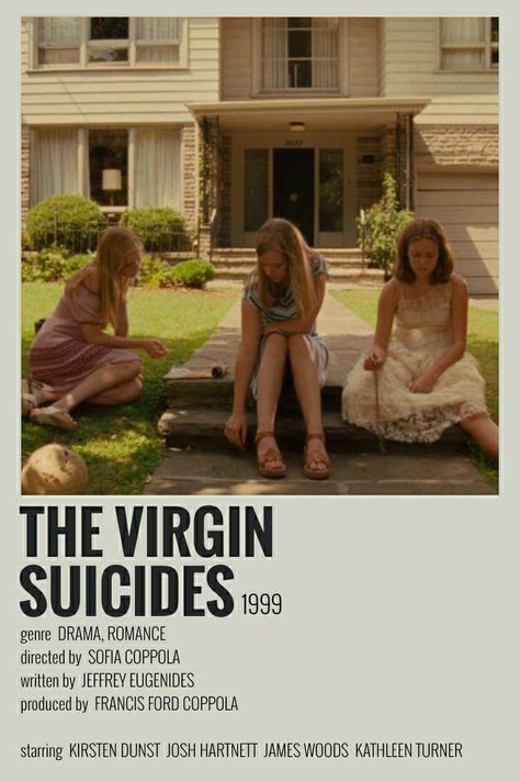 Sofia Coppola Movies, Sisters Movie, Movies To Watch Teenagers, Most Paused Movie Scenes, Iconic Movie Posters, New Movies To Watch, Girly Movies, Film Posters Minimalist, Film Posters Vintage