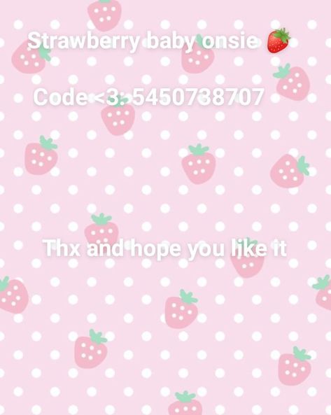 Bloxburg Strawberry Decal Codes, Strawberry Decals Bloxburg, Pink Wallpaper Bloxburg, Sanrio Decals Bloxburg, Rh Decals, Strawberry Background, Strawberry Outfit, Unicorn Birthday Decorations, Preppy Decal