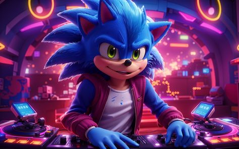 Dj Sonic on the ones and twos. Dj Sonic, Sonic, Dj, Art