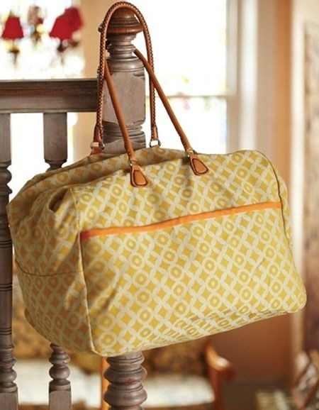 Weekender Bag Pattern, Bag Free Sewing Pattern, Purse Patterns Free, Free Sewing Pattern, Trendy Sewing, Sac Week End, Sewing Purses, Weekend Bag, Purim