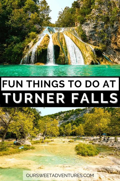 Turner Falls Oklahoma, Travelling Usa, Turner Falls, Oklahoma Travel, Largest Waterfall, Autumn Park, American Travel, Texas Travel, Blogger Tips