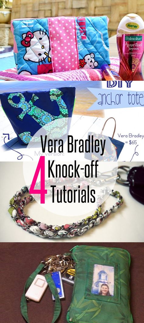 Hello girls! Today I've rounded up some projects inspired from your favourite brand, Vera Bradley! Well, the list isn't that huge but yeah these projects a Diy Vera Bradley Bag Tutorials, Holiday Hand Towels, Vera Bradley Patterns, Gifts Homemade, Bag Pattern Free, Sewing Bags, Handbags Luxury, Beginner Sewing, Quick Stitch