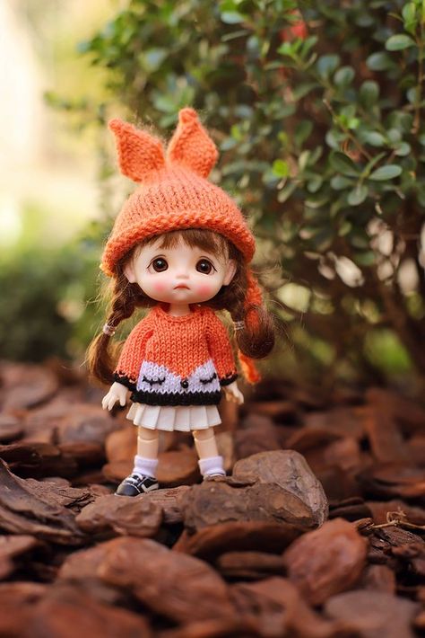 Little fox | Petitedoll | Flickr Beautiful Girl Dp, Dp Cute, Cute Cartoon Pictures, Tiny Dolls, Doll Photography, Pretty Dolls, Ball Jointed Dolls