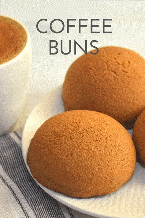 How to make Coffee Buns | MerryBoosters Bread And Buns Recipes, Coffee Bun Recipe, Coffee Food Recipes, Roti Bun Recipe, Coffee Buns Recipe, Mexican Coffee Bun, Coffee Bread Recipe, Mexican Bun, Coffee Bun