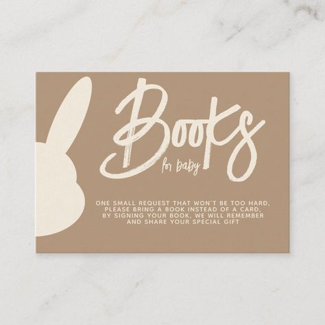 Minimalist Modern Bunny Baby Shower books for baby Bunny Baby Shower Ideas, Boho Bunny, Baby Baker, Minimal Baby, Baby Shower Books, Shower Modern, Bunny Baby Shower, Books For Baby, Modern Baby Shower