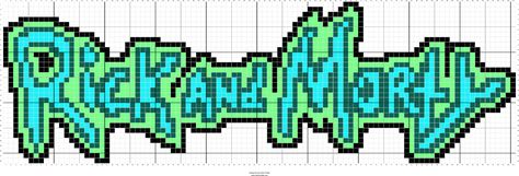 Rick And Morty Minecraft, Rick And Morty Pattern, Perler Beads Rick And Morty, Rick And Morty Crochet, Pickle Rick Pixel Art, Rick And Morty Perler Bead Patterns, Rick And Morty Pixel Art Grid, Rick And Morty Pixel Art, Rick And Morty Perler Beads