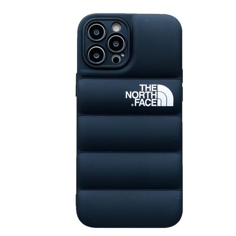 the_north_face_puffer_phone_case Mens Phone Case, Puffer Case, Northface Puffer, Iphone Case Photo, North Face Brand, The North Face Puffer, Stylish Iphone Cases, Trendy Phone Cases, Black Iphone Cases