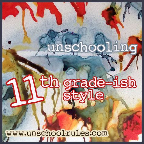 Unschooling 11th Grade-ish Style. Full disclosure: we homeschool; we don’t unschool. I love some of this educator’s ideas, although I wouldn’t let my child do online gaming all day. But I love some of her ideas for the subjects sans philosophy. Homeschool High School Curriculum, High School Curriculum, Homeschooling Tips, 11th Grade, Homeschool Education, Curriculum Planning, Homeschool Classroom, Math Words, School Information