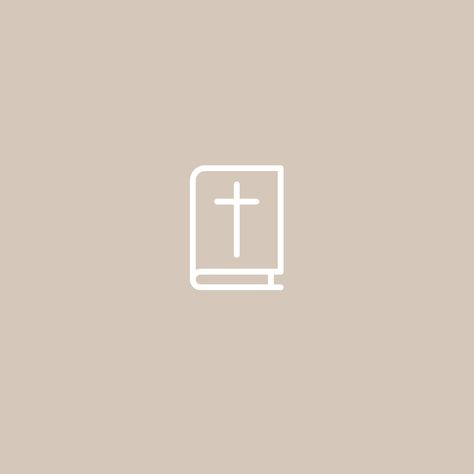 Beige Cross Wallpaper, Bible App Icon Aesthetic, White Bible App Icon, Brown Bible App Icon, Bible Icon Aesthetic, Aesthetic Neutral Pictures Christian, Bible Beige Aesthetic, Bible App Icon, Bible Icon