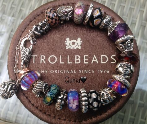 Katniss Ring Trollbeads, Bohemian Rondelle Hand-strung Beads, Carolina Bucci Forte Beads, Trollbeads Bracelet Ideas, Troll Beads, Trollbeads Bracelet, Bead Bangles, Diy Jewelry, The Original