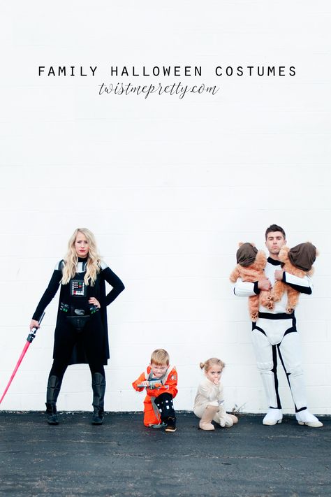 Family Star Wars Costume, Star Wars Family Halloween Costumes, Disney Halloween Costumes Diy, Poodle Skirt Halloween Costume, Star Wars Family Costumes, Disney Family Costumes, Mommy Daughter Dates, Star Wars Halloween Costumes, Family Halloween Costume