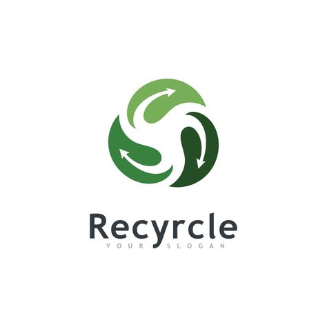 Environment Logo Design Ideas, Recycling Company Logo, Recycled Logo Design, Diploma Pictures, Sustainable Symbol, Eco Graphic Design, Recycle Logo Design, Sustainability Logo, Recycling Illustration