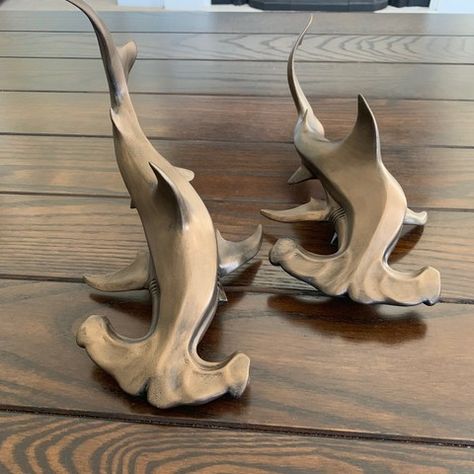 Sliced with Simplify 3D Shark Carving, Shark Sculpture, Hammerhead Shark, Tree Carving, Wood Carving Designs, 3dprinting Design, Art Carved, Carving Designs, Wood Carving Art