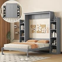 Split Closet, Full Murphy Bed, Queen Size Murphy Bed, Murphy Bed Wall, Full Size Murphy Bed, Bed With Shelves, Murphy Wall Beds, Queen Murphy Bed, Space Saving Beds