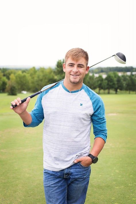 Senior Portrait / Photo / Picture Idea - Golf / Golfer / Golfing Golf Senior Pictures, Beginner Cardio Workout, Senior Photos Boys, Golf Pictures, Boys Golf, Golf Photography, Senior Boy Poses, Male Senior Pictures, Senior Portrait Poses