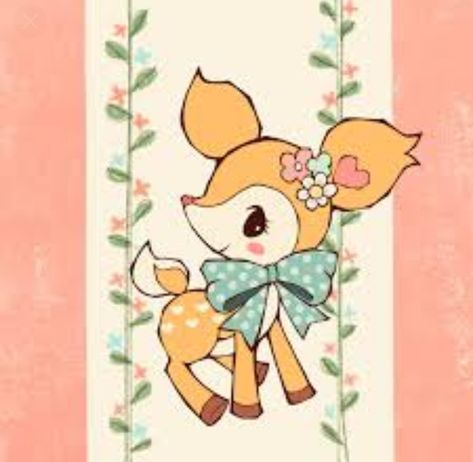 Hummingmint Icon, Hummingmint Sanrio, Sanrio Stuff, Deer Art, Vintage Deer, Snowy Day, Cartoon Clip Art, Sanrio Characters, Cute Characters