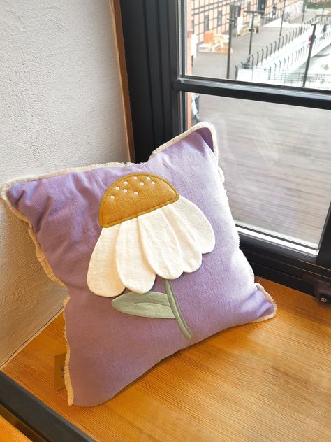 Cosy Room Decor, Room Decor Purple, Violet Pillows, Purple Pillow, Creative Pillows, Purple Linen, Handmade Soft Toys, Cosy Room, Fabric Sewing Patterns