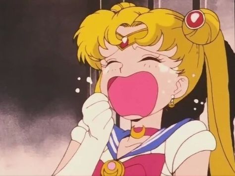 Cry baby Sailor Moon Sailor Moon Crying, Sailor Moon Funny, Sailor Moon Quotes, Princesa Serenity, Moon Icon, Sailor Moon Aesthetic, Mahō Shōjo, Usagi Tsukino, Sailor Moon Art